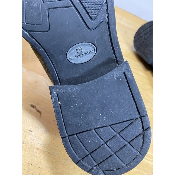 Sandro Moscoloni 17741LV Brazilian Black Leather Slip-on Dress Loafer Size 13 - Picture 8 of 10